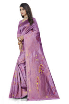 Meenakari Butti Art Silk Saree – Pink