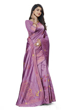 Meenakari Butti Art Silk Saree – Pink
