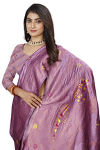 Meenakari Butti Art Silk Saree – Pink